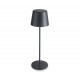 Lámpara sobremesa lune black mini. Lacor 69612