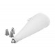 Juego 4 boquillas inox+manga respos24cm. Lacor 68972