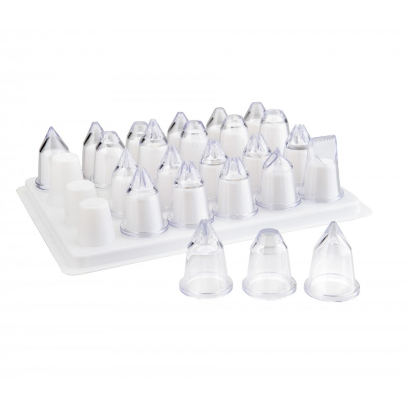 Set 24 pcs. acrilicas. Lacor 68994