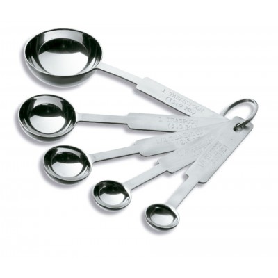 Juego DE 5 medidas cucharas inox 1810. Lacor 67001