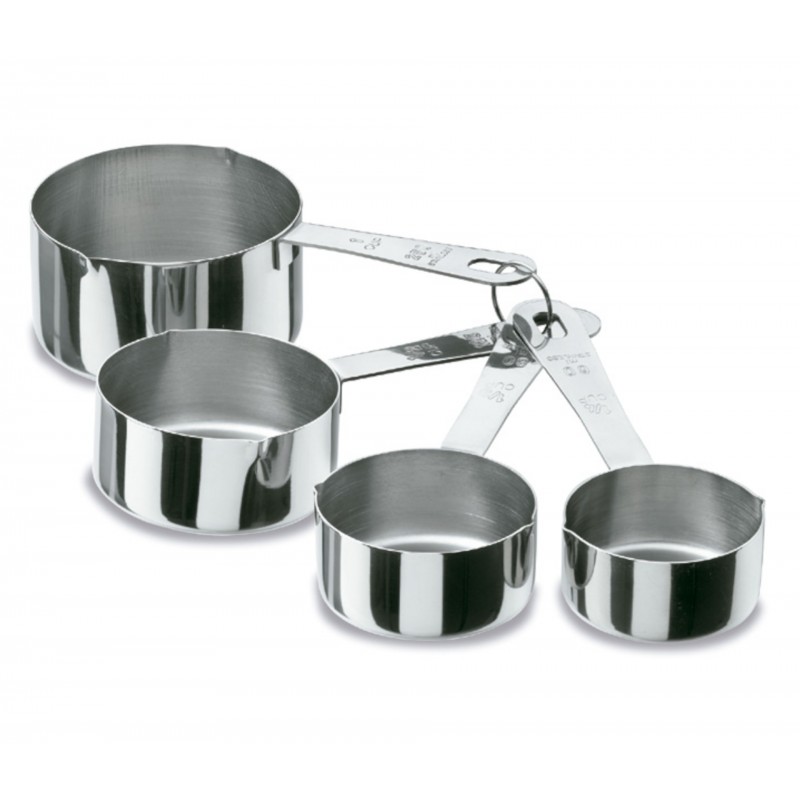 Juego DE 4 medidas cazos inox. Lacor 67007