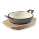 Cacerola redonda magma grey d12cm. Lacor 25841