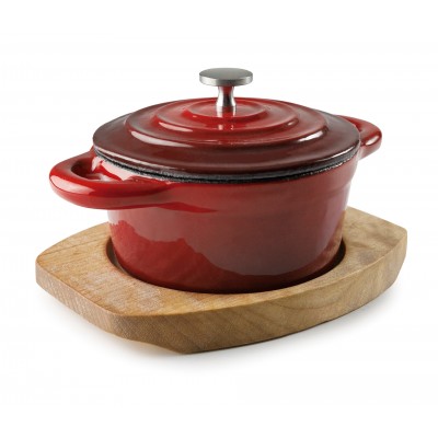 Cacerola ctapa redonda magma red d10cm. Lacor 25856