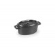 Cacerola negra oval alum. fund12x85 cm. Lacor 25912