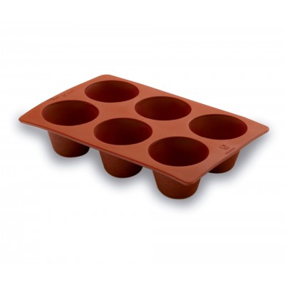 Molde silicona flanero 6 cav. D7 cms. Lacor 66736