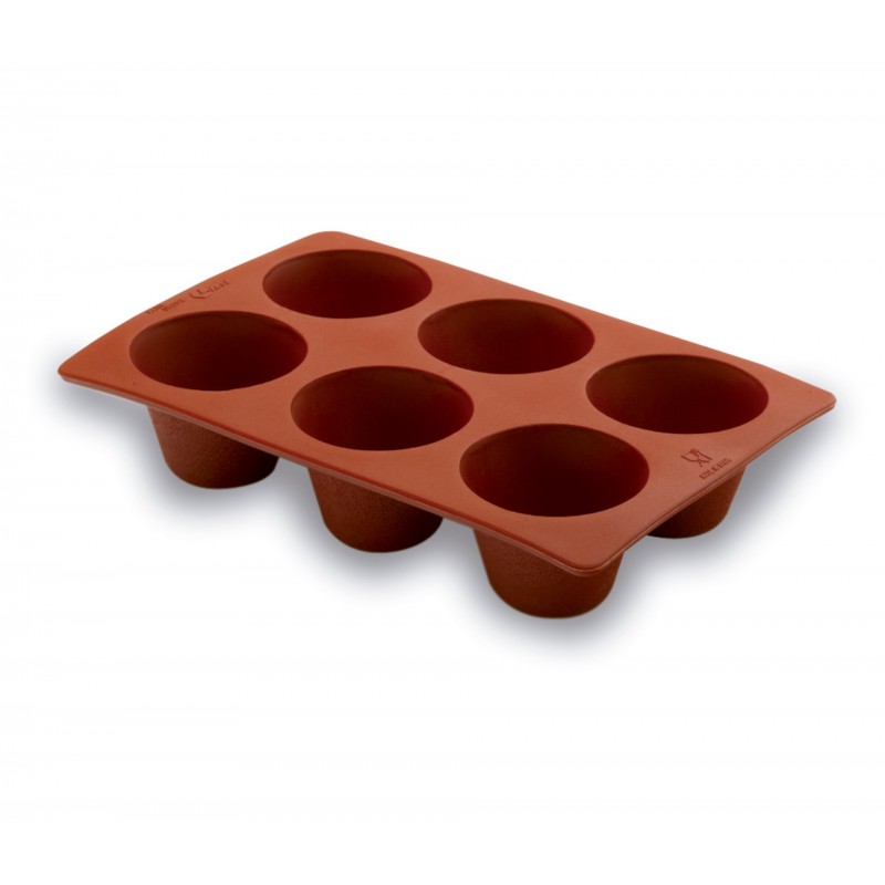 Molde silicona flanero 6 cav. D7 cms. Lacor 66736