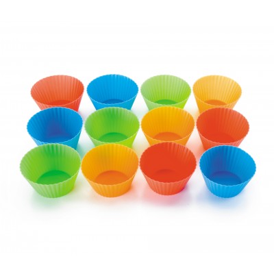 Set 12 moldes muffin silicona. Lacor 66745