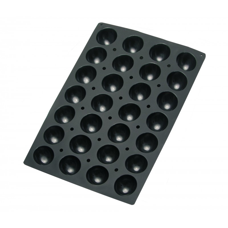 Molde sil. 60X40 cm. semiesfera 70X35 mm. Lacor 66761