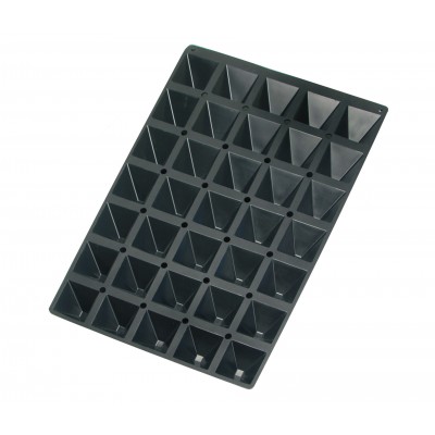 Molde sil. 60X40 cm. piramide 65x65x35mm. Lacor 66768
