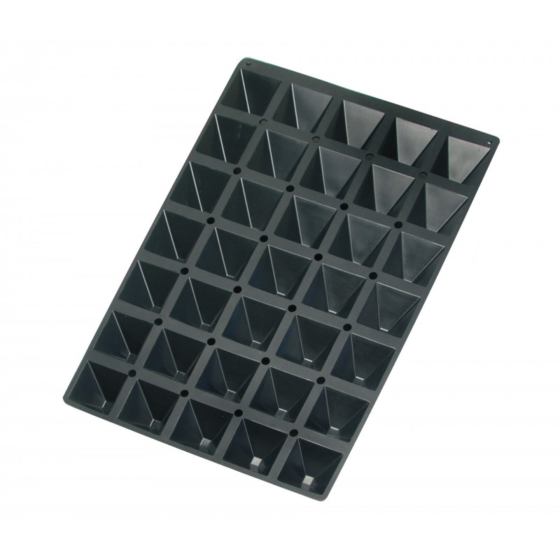 Molde sil. 60X40 cm. piramide 65x65x35mm. Lacor 66768