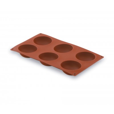Molde silicona semiesfera 6 cavidad.. Lacor 66802