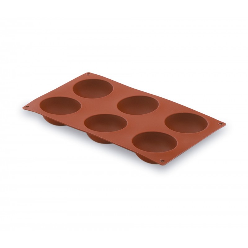 Molde silicona semiesfera 6 cavidad.. Lacor 66802