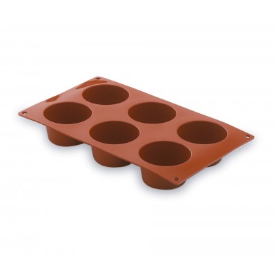 Molde silicona muffin 6 cavidad.. Lacor 66805