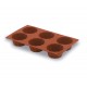 Molde silicona briochette 6 cavidades. Lacor 66820