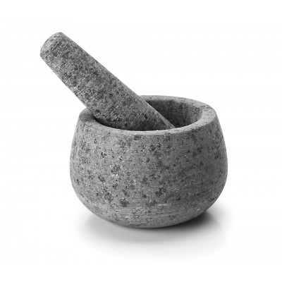 Mortero con mano DE granito 12X8 cms. Lacor 60517