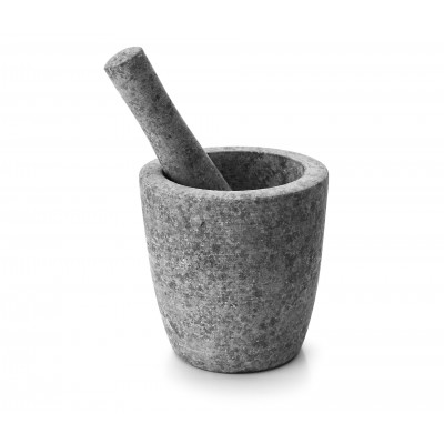 Mortero con mano DE granito D12X12 cms. Lacor 60518