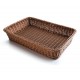 Cesta pan rectangular marron 53X335X9. Lacor 63890