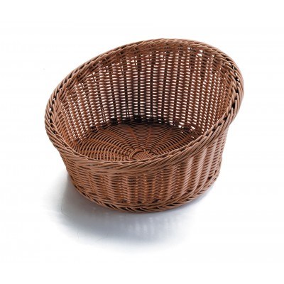 Cesta pan redonda maxi marron 35X35X20. Lacor 63894