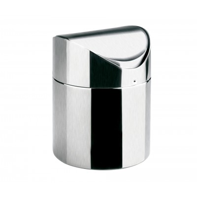 Papelera sobremesa 12x16CM inox 1810. Lacor 63302