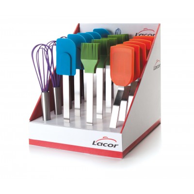 Caja display 20 pcs reposteria silicona. Lacor 64424