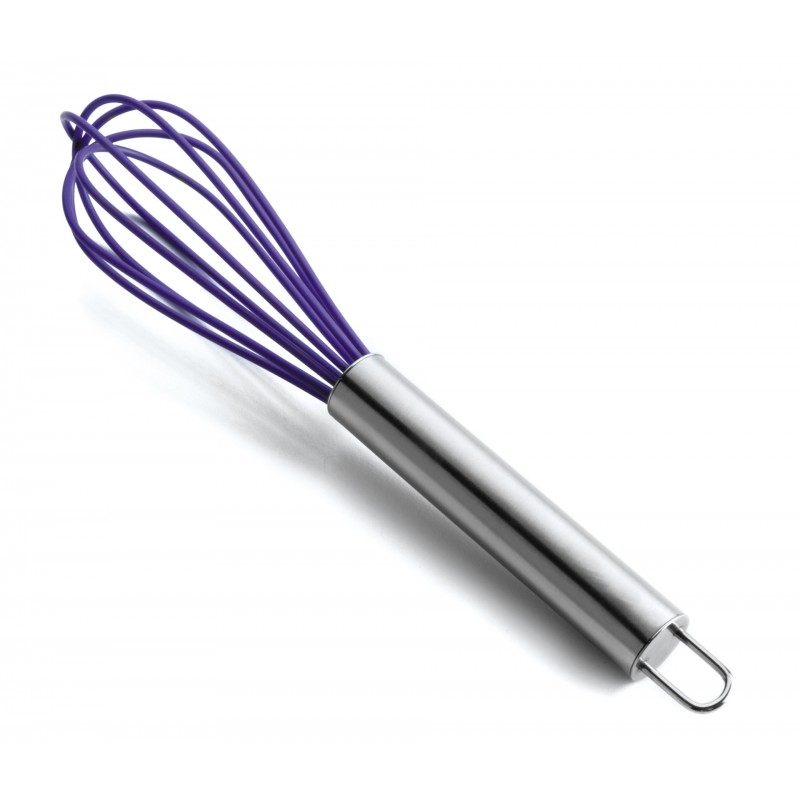 Batidor silicona morado 23 cms. Lacor 64429