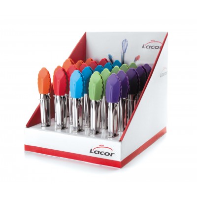 Caja display 25 pcs pinzas silicona. Lacor 64434