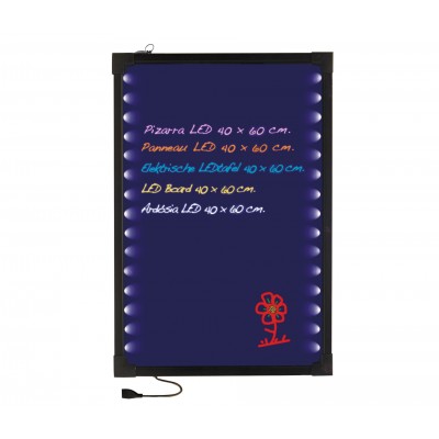 Pizarra electrica leds 40X60 cm. Lacor 39140