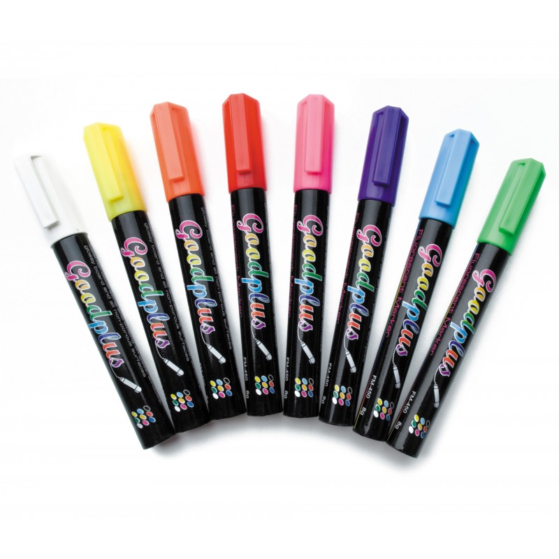 Rotuladores fluorescentes 10MM 8 colores. Lacor 39161