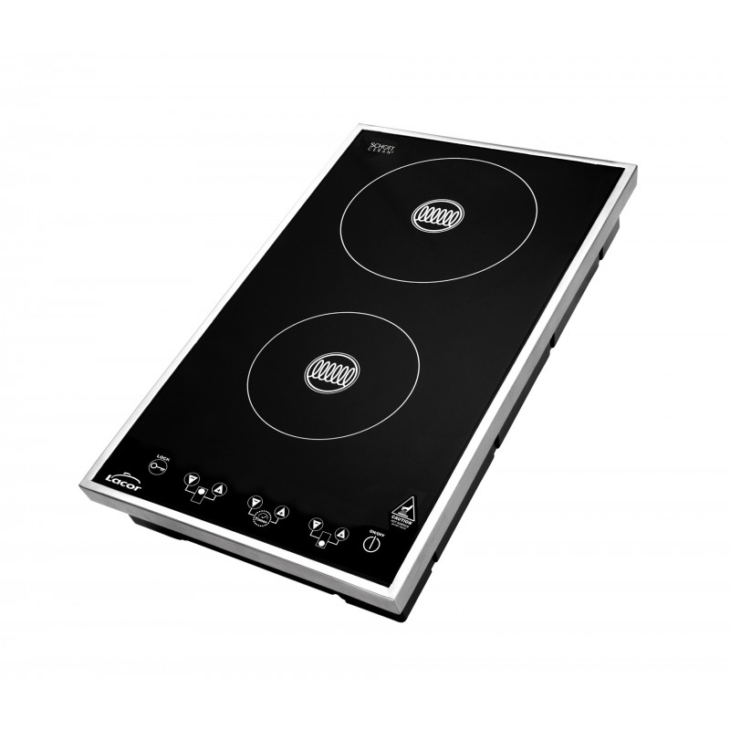 Placa induccion doble 3100W. Lacor 69033