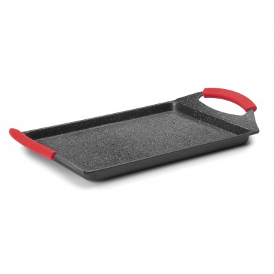 Placha-grill lisa alu. fu34x26 eco-piedr. Lacor 24135