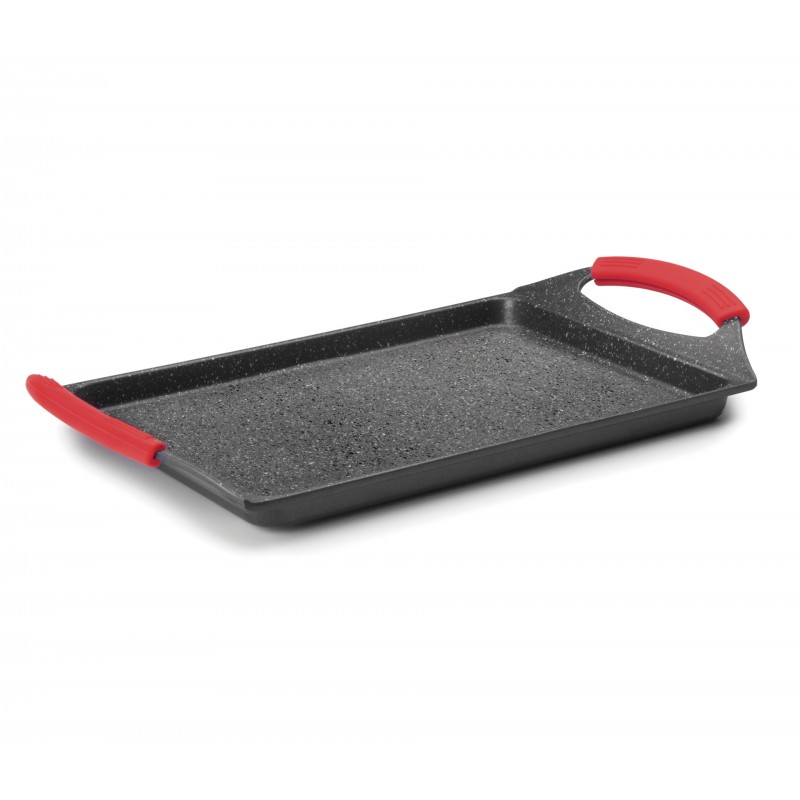Placha-grill lisa alu. fu34x26 eco-piedr. Lacor 24135