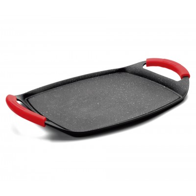 Placha-grill aluminio 36 cms ECO piedra. Lacor 25536