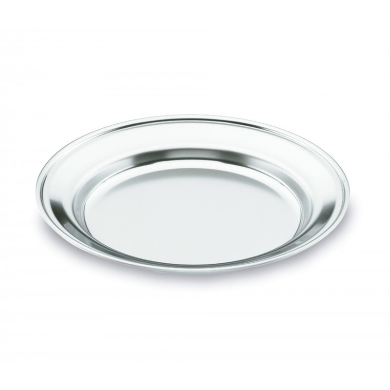 Plato camping llano 22 cms. inox 18Cr.. Lacor 61121