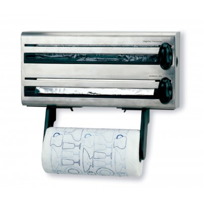 Portarollos cocina multiple inox 1810. Lacor 60701