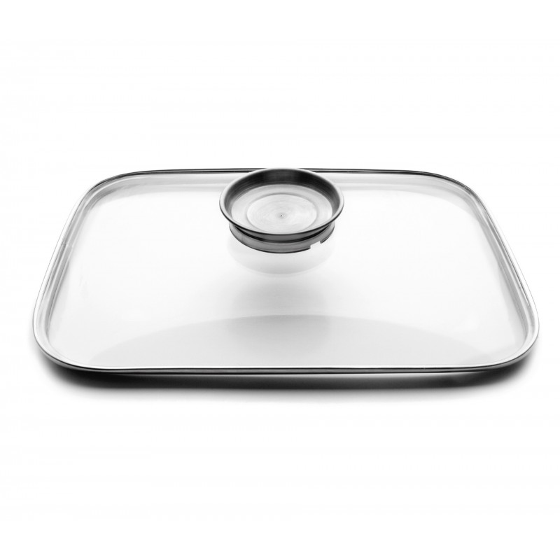Tapa cristal rustidera 34X28X8 forte. Lacor 25539