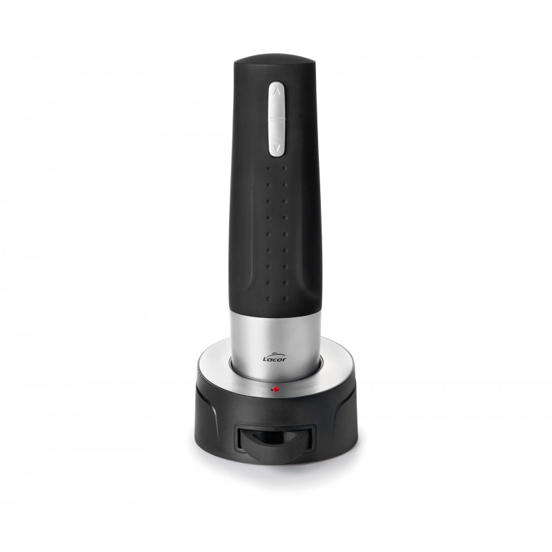 Sacacorchos elect. cbase cargador black. Lacor 63054