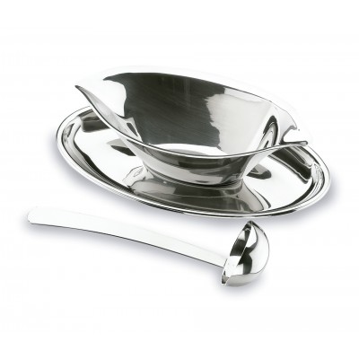 Servidor salsa "luxe" ccuchara inox 18. Lacor 62424