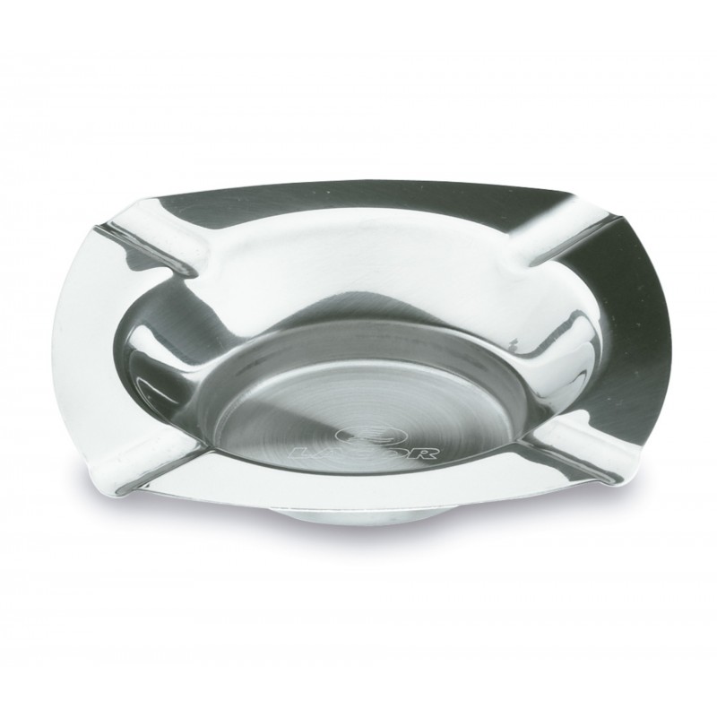 Cenicero cuadrado 14 inox 1810. Lacor 62941