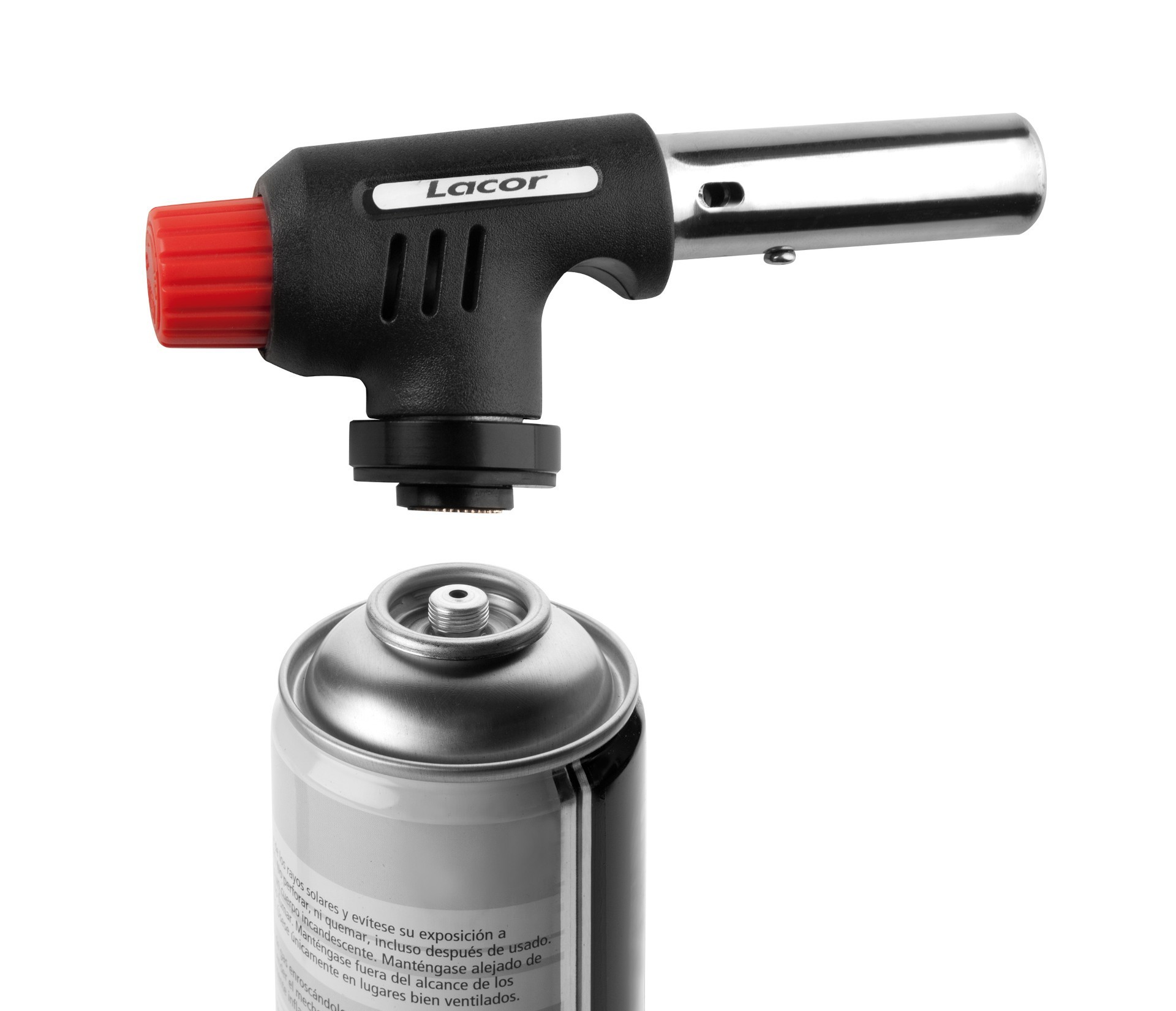 Cabezal soplete gas profes. + adaptador. Lacor 68974