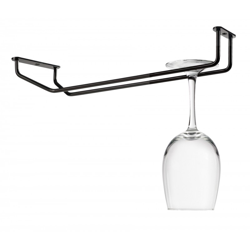 Soporte DE copas techo simple black. Lacor 62264