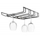 Soporte DE copas techo cuadruple black. Lacor 62266