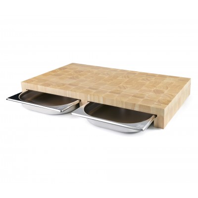 Tabla corte collect wood 2 X GN 12. Lacor 60591