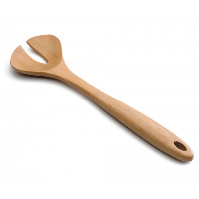 Cuchara ensal. perf. madera haya 30X6 cms. Lacor 68174