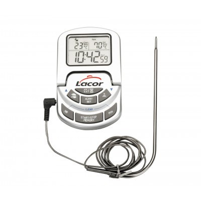 Termometro digital horno con sonda. Lacor 62498