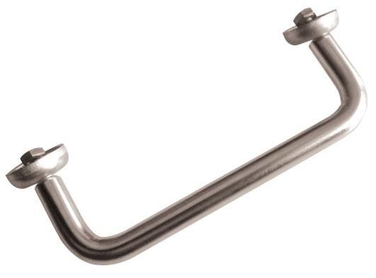 Tirador inoxidable para puerta abatible