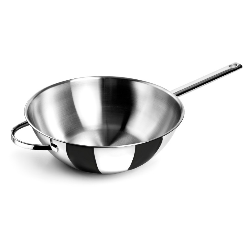 Wok fondo plano belly 30 cm.. Lacor 79830