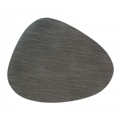 Mantel individual oval grey 45x36CM. Lacor 66881