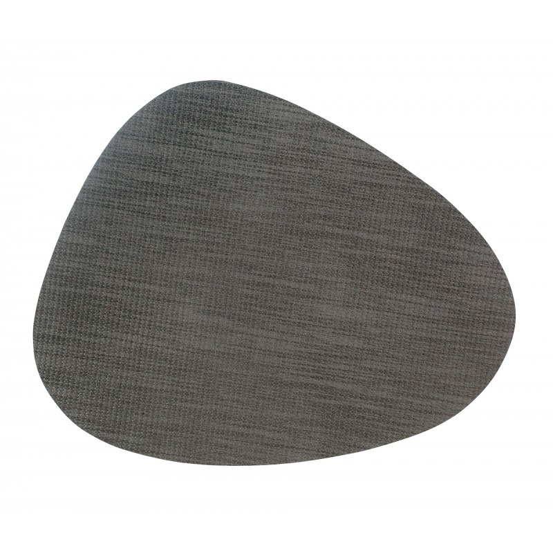 Mantel individual oval grey 45x36CM. Lacor 66881
