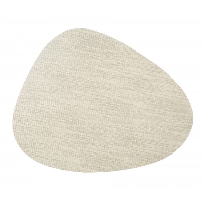 Mantel individual oval beige 45x36cm. Lacor 66883