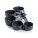 Set DE 5 cazos medidores grey. Lacor 67036